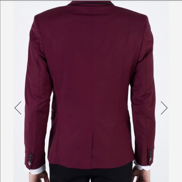 Diesel Maroon Blazer - Picture 2 of 11